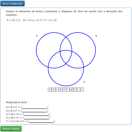 DIAGRAMA DE VENN - PROBLEMAS COM CONJUNTOS, CONJUNTOS NUMÉRICOS, EXERCÍCIOS